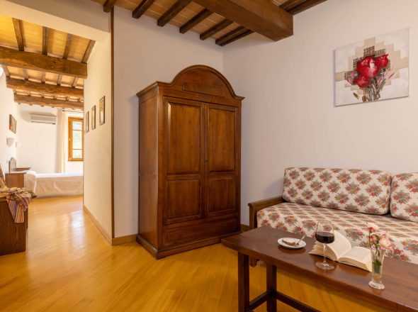 Camera dell'hotel La Pace