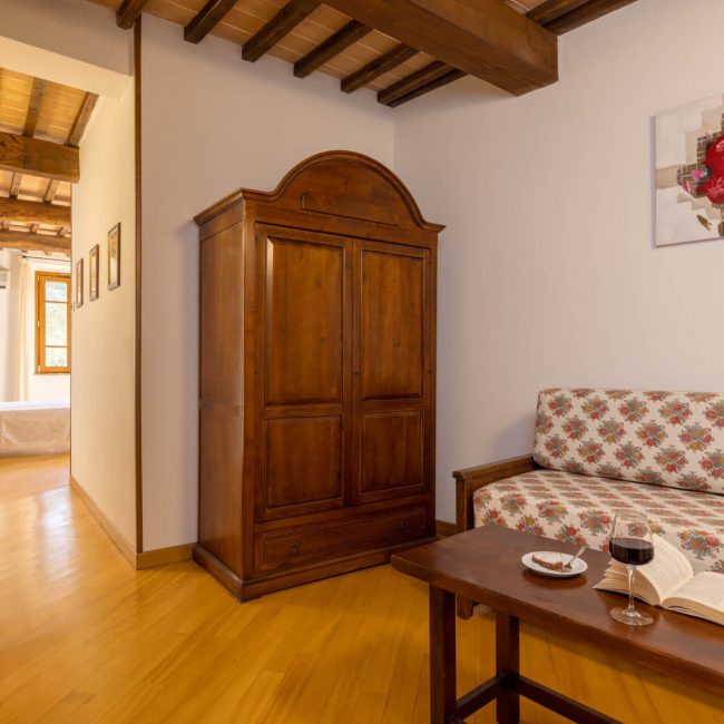 Camera dell'hotel La Pace