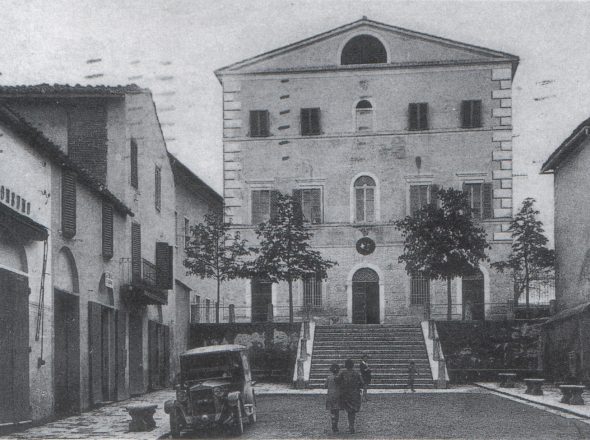 Foto storica dell'ex pretura e carceri