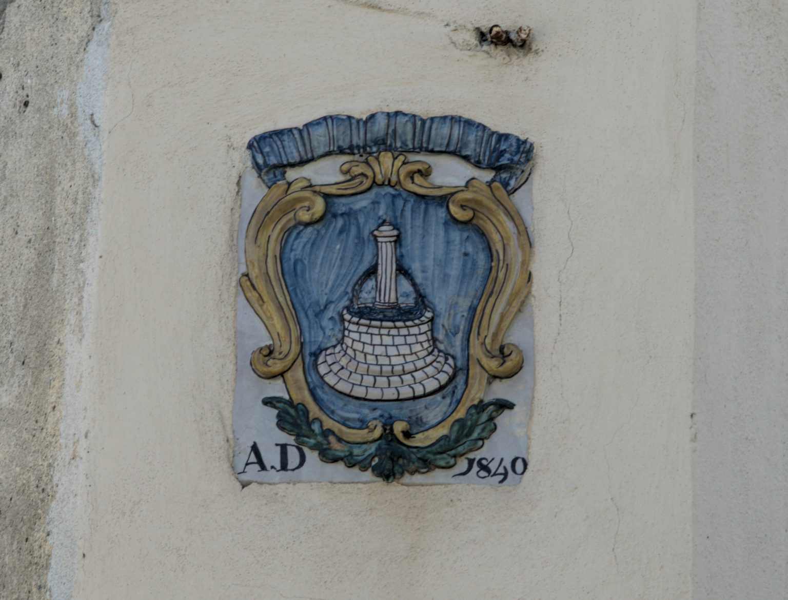 Stemma raffigurante la fontana