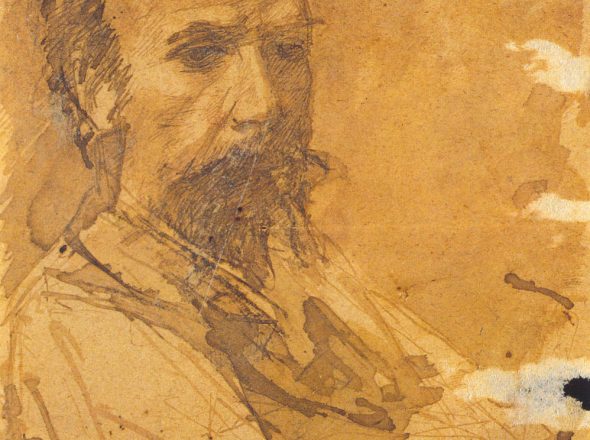 Autoritratto di Amos Cassioli