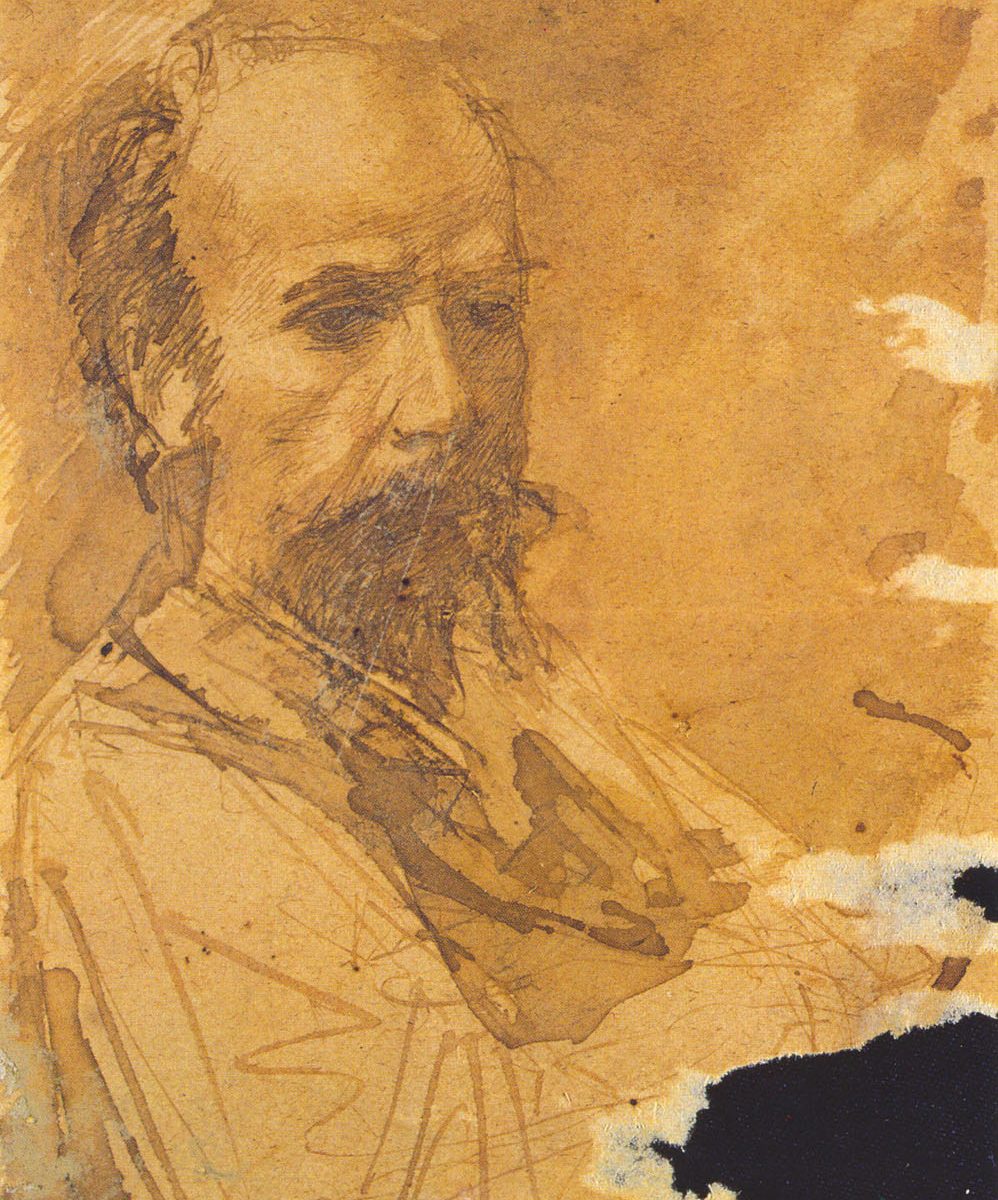 Autoritratto di Amos Cassioli