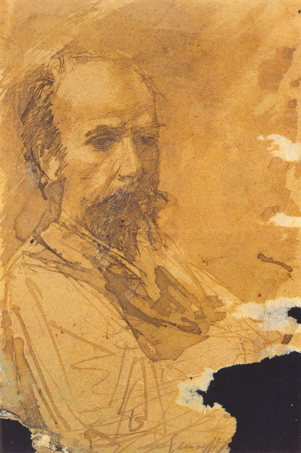 Autoritratto di Amos Cassioli